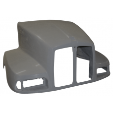 HOOD, KENWORTH T800 MODELS, 60", CURVED WINDSHIELD