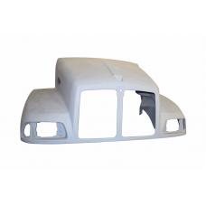 HOOD, KENWORTH T300 MODELS, 43", CURVED WINDSHIELD