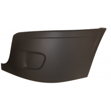 Bumper End Cover, Grey w/o Fog Lamp Hole, LH