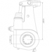 SLACK ADJUSTER, AUTOMATIC, 6", MERITOR STYLE