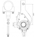 SLACK ADJUSTER, AUTOMATIC, 6", HALDEX STYLE