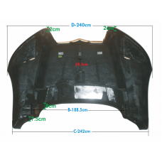 HOOD, MACK CX, CXN, CXP, CXU MODELS, SBA, 52", 116" BBC