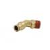 45 DEGREE MALE SWIVEL ELBOW BRASS PTC FITTING