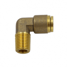 90 DEGREE MALE ELBOW BRASS PTC FITTING