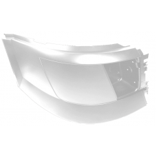 BUMPER RH W FOG LAMP HOLE, GLACIER WHITE