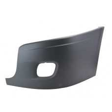 BUMPER END CAP W/ FOG LAMP HOLE, LH, GRAY