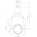 SLACK ADJUSTER, MANUAL, 5" - 6"