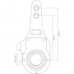 SLACK ADJUSTER, MANUAL, 5.5" - 6.5"