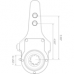 SLACK ADJUSTER, MANUAL, 4.5" - 5.5", RH